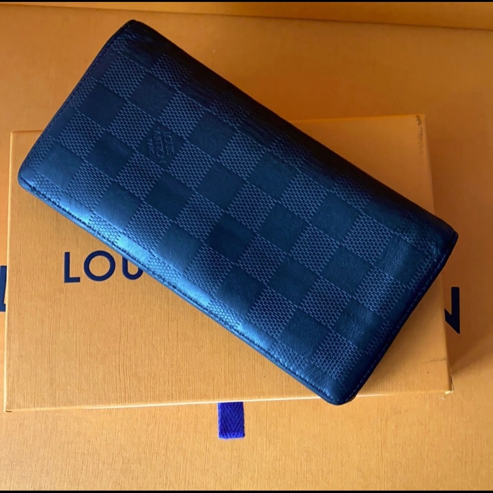 Authentic Louis Vuitton Brazza Damier Wallet Graphite